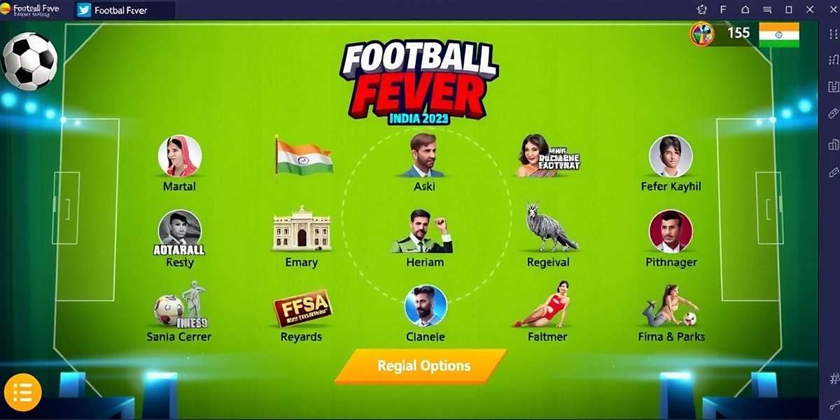 Football Fever India 202X - Localization Features Football Fever India 202X showing regional language options and Indian cultural elements