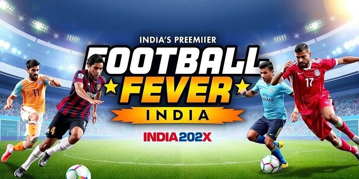 Football Fever India 202X - Official Game Cover Football Fever India 202X game cover featuring Indian football players in action